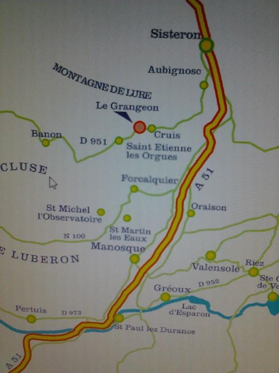 Bed and Breakfast Le Grangeon Cruis Esterno foto